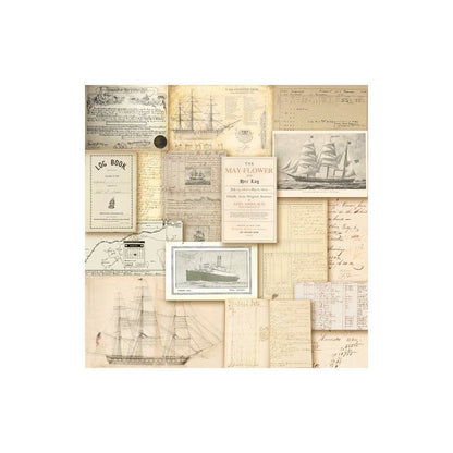 SET DE PAPELES MEMORIES OF THE SEA 20CM X 20 CM