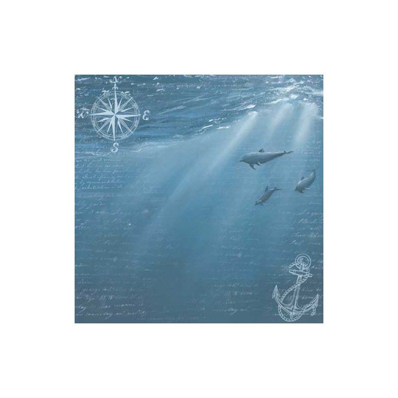 SET DE PAPELES MEMORIES OF THE SEA 20CM X 20 CM