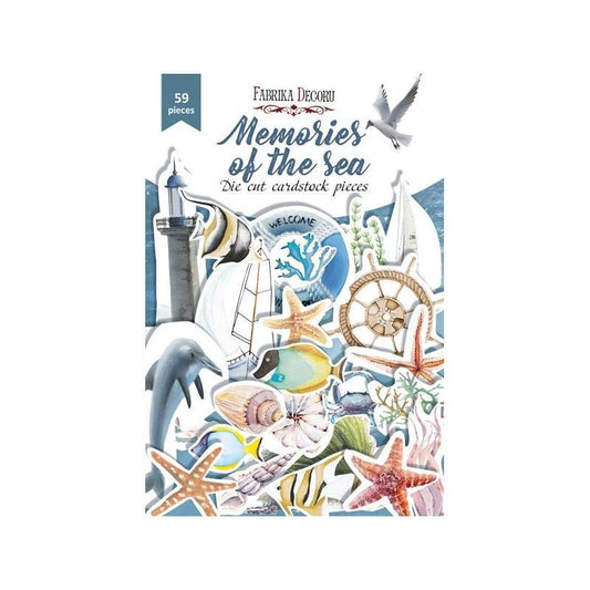 DIE CUTS MEMORIES OF THE SEA 59 PCS