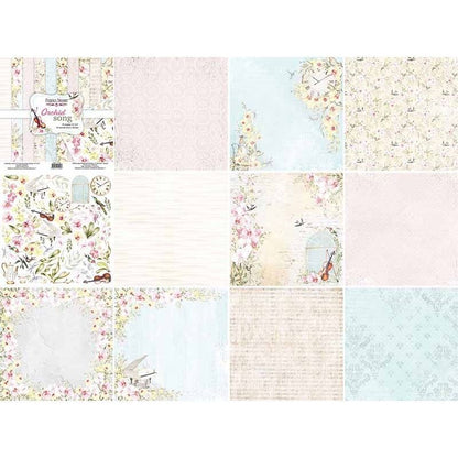 SET DE PAPELES ORCHID SONG 20CM X 20CM