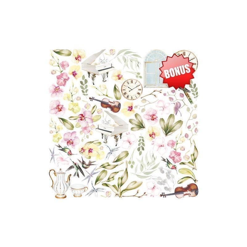 SET DE PAPELES ORCHID SONG 30.5CM X 30.5CM