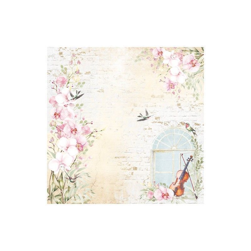 SET DE PAPELES ORCHID SONG 30.5CM X 30.5CM