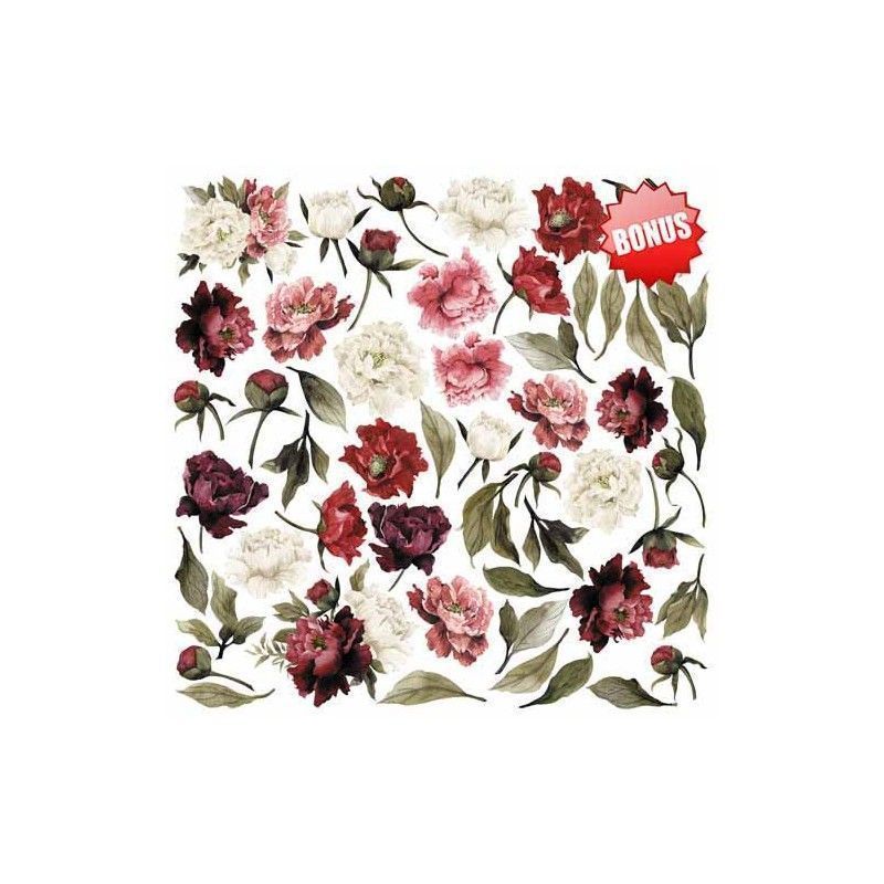 SET DE PAPELES PEONY PASSION 30.5CM X 30.5CM