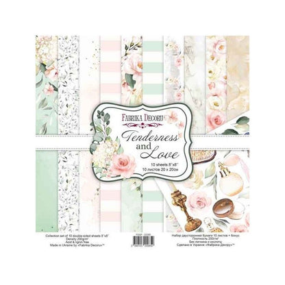 SET DE PAPELES TENDERNESS AND LOVE 20 CM X 20 CM