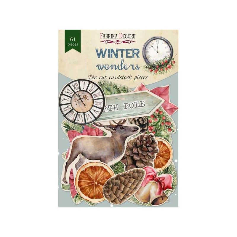 DIE CUTS WINTER WONDERS 61 PCS