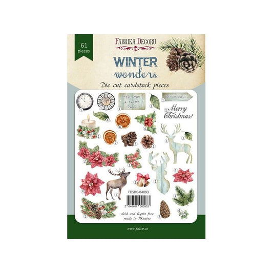 DIE CUTS WINTER WONDERS 61 PCS