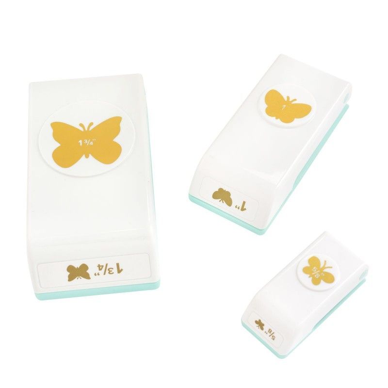 SET DE 3 PERFORADORAS DE MARIPOSA WE R (3 PCS)