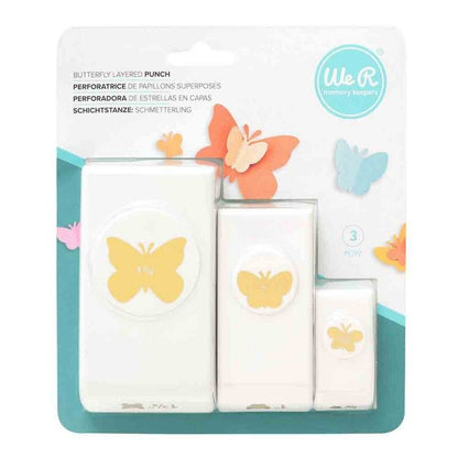 SET DE 3 PERFORADORAS DE MARIPOSA WE R (3 PCS)