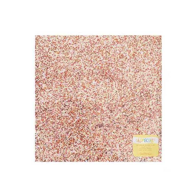 PAPEL CHUNKY GLITTER COLECCION ESPECIAL 12 X 12 PULGADAS