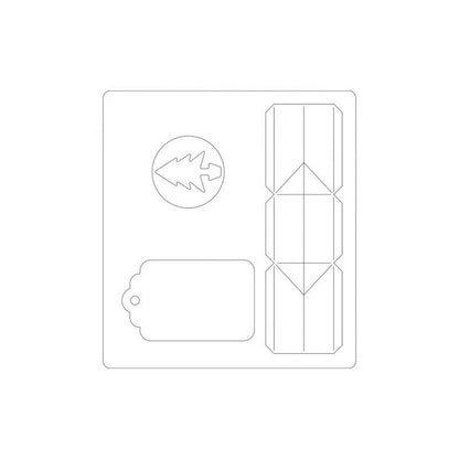 BIGZ CAJA ETIQUETA DE REGALO DE SIZZIX