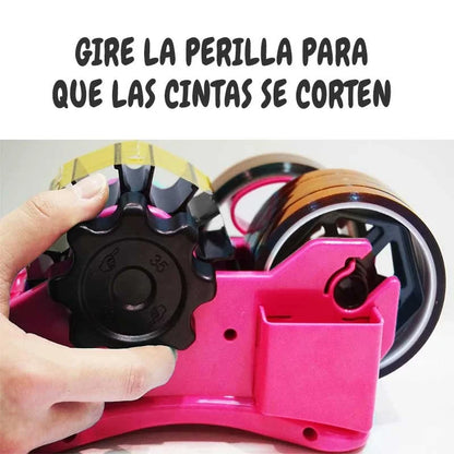 Dispensador de Cinta de Corte Rosa