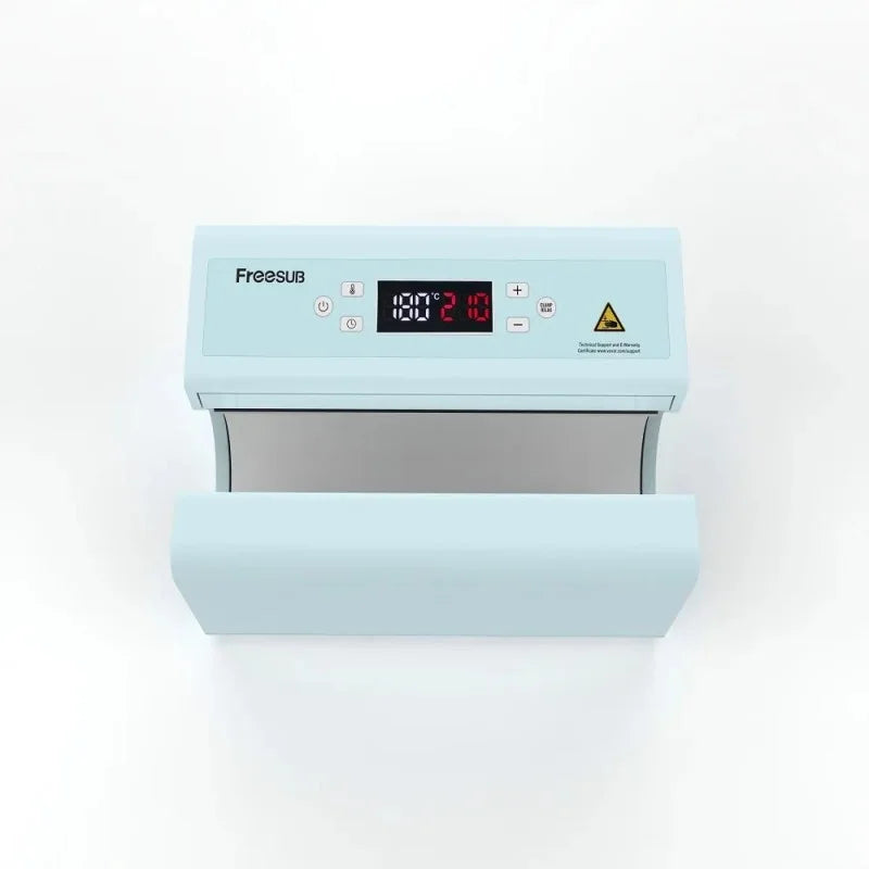 Maquina para Estampar Tumbler y Mug Automatica Azul Claro