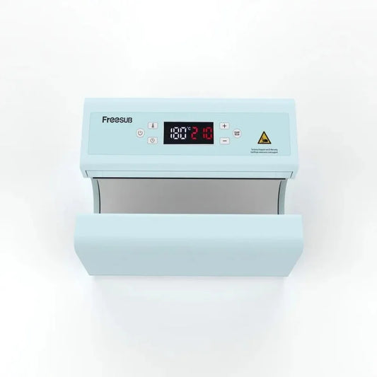 Maquina para Estampar Tumbler y Mug Automatica Azul Claro