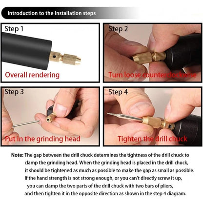 Mini Taladro Eléctrico de Precision para Manualidades