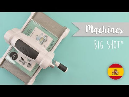 BIG SHOT DE SIZZIX WHITE & GRAY
