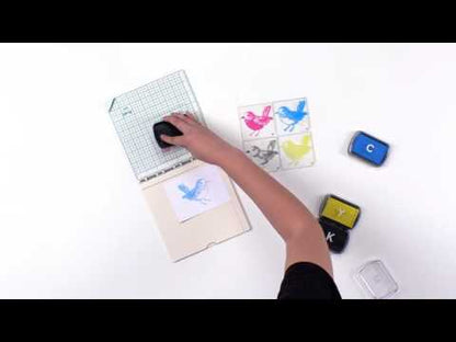 SELLO DE PAJARO EN CAPAS