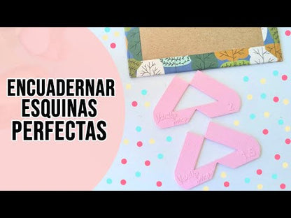 REGLAS PARA ENCUADERNAR ESQUINAS PERFECTAS LILA