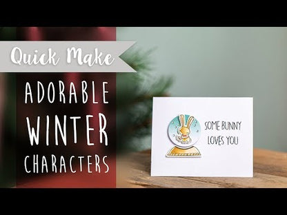 SET DE TROQUELES FRAMELITS Y SELLOS ESCENA GLOBO DE NAVIDAD by Jordan Caderao