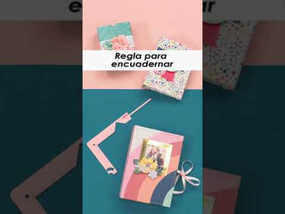 REGLA PARA ENCUADERNAR ROSA WE R MAKER